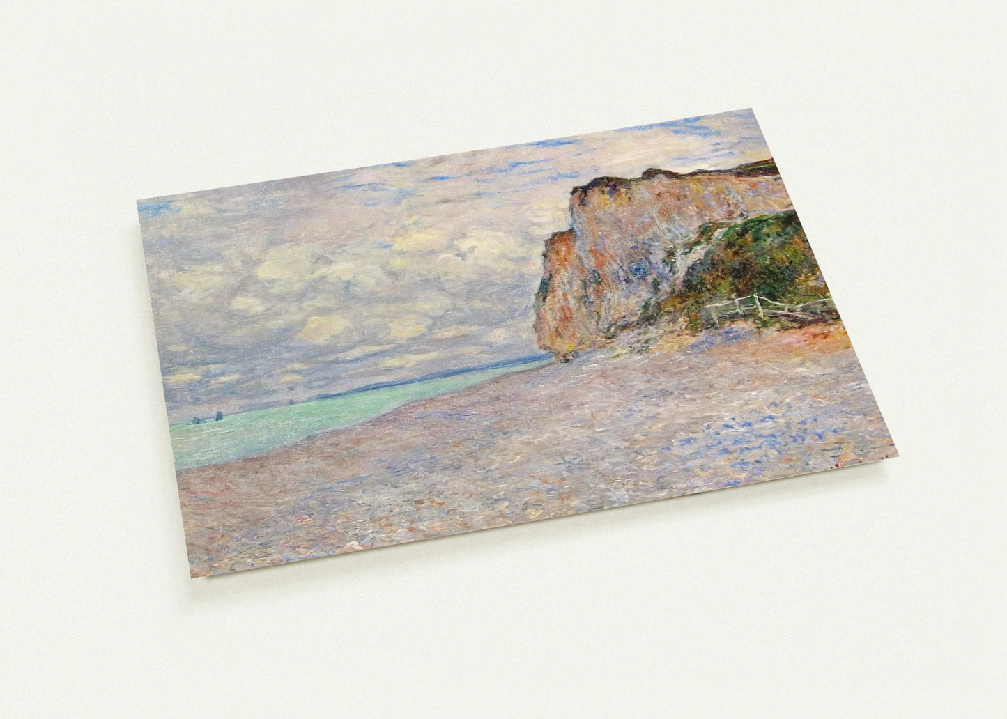 Cliffs near Dieppe By claude monet Pack of 10 Post Cards | claude monet Post Cards | A6 (10.5 x 14.8 cm) - 4.1 x 5.8 inches