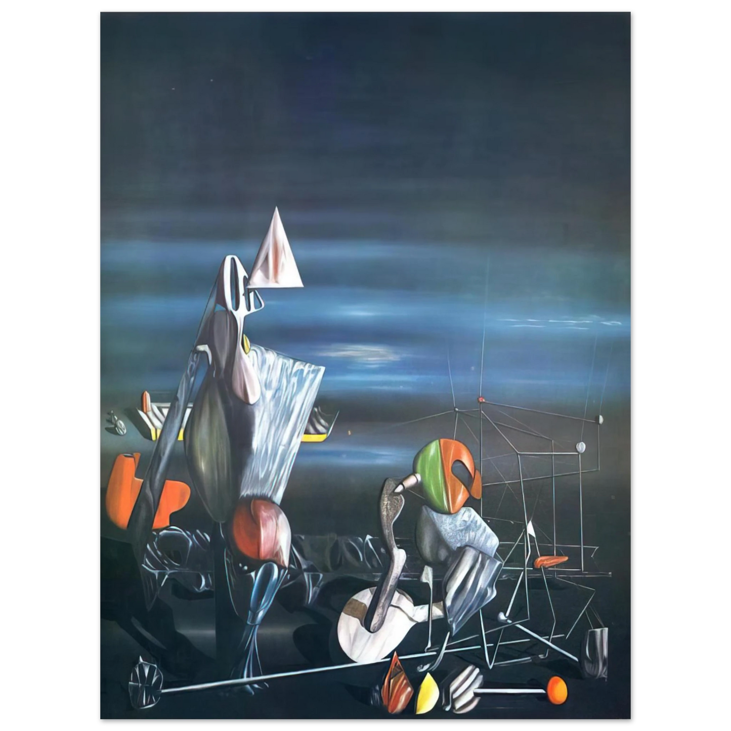 Yves Tanguy - Slowly Toward The North  75x100 cm / 30x40inches Fine Art Poster