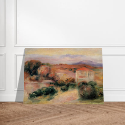 White Houses - Pierre-Auguste Renoir Brushed Aluminum Print - 70x100 cm / 28x40 inches | Pierre-Auguste Renoir Aluminum Print | Pierre-Auguste Renoir Prints