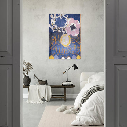 THE TEN LARGEST 1907 - Hilma af Klint Brushed Aluminum Print - 70x100 cm / 28x40 inches | Hilma af Klint Aluminum Print | Hilma af Klint Prints