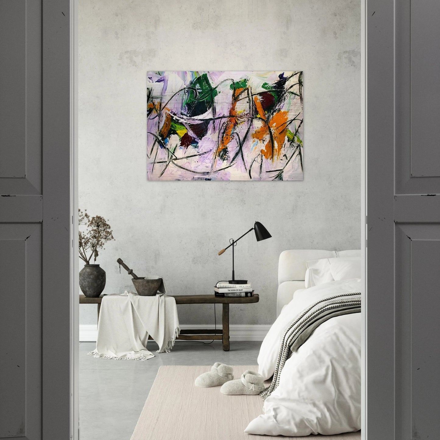 Erg Series - 1977 - Alexander Liberman Brushed Aluminum Print - 70x100 cm / 28x40 inches | Alexander Liberman Aluminum Print | Alexander Liberman Prints
