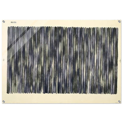 Adam's Rib - 1980 - Gene Davis Acrylic Print - 70x100 cm / 28x40″ inches