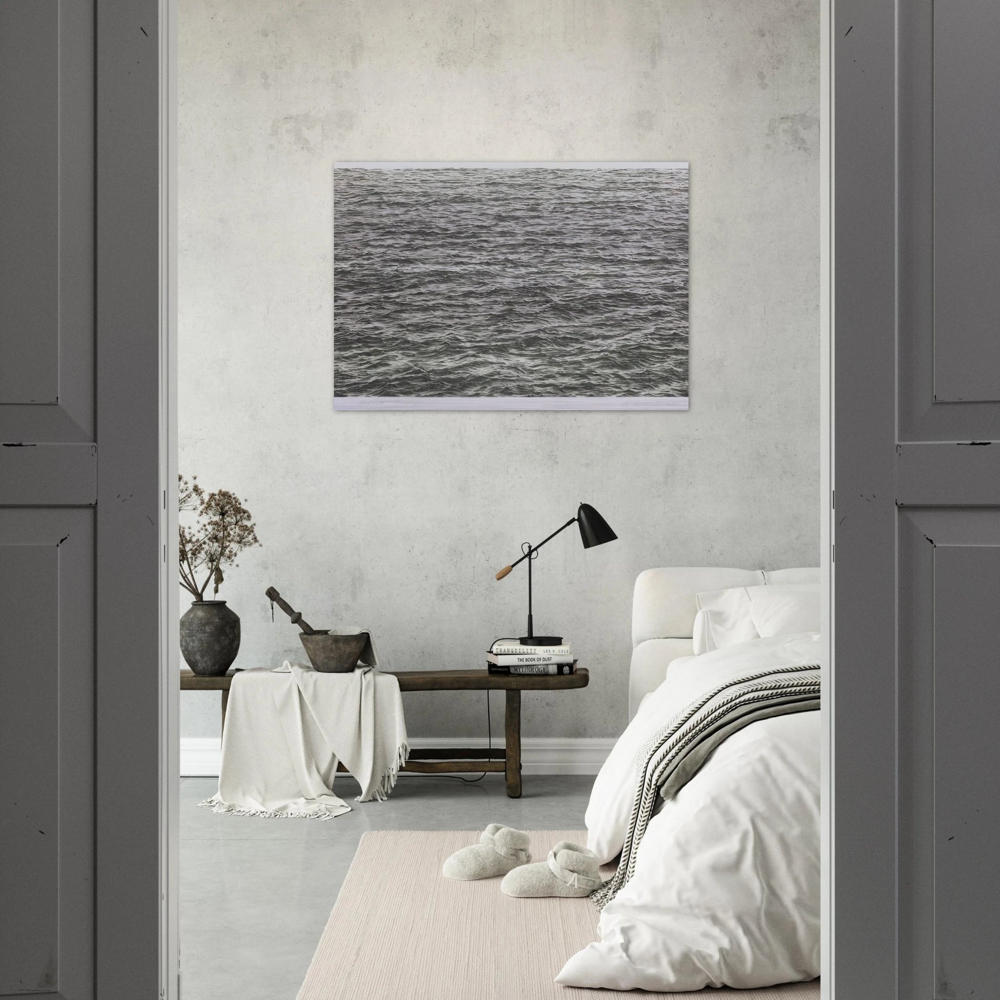 OCEAN 1975 - Vija Celmins Brushed Aluminum Print - 70x100 cm / 28x40 inches | Vija Celmins Aluminum Print | Vija Celmins Prints