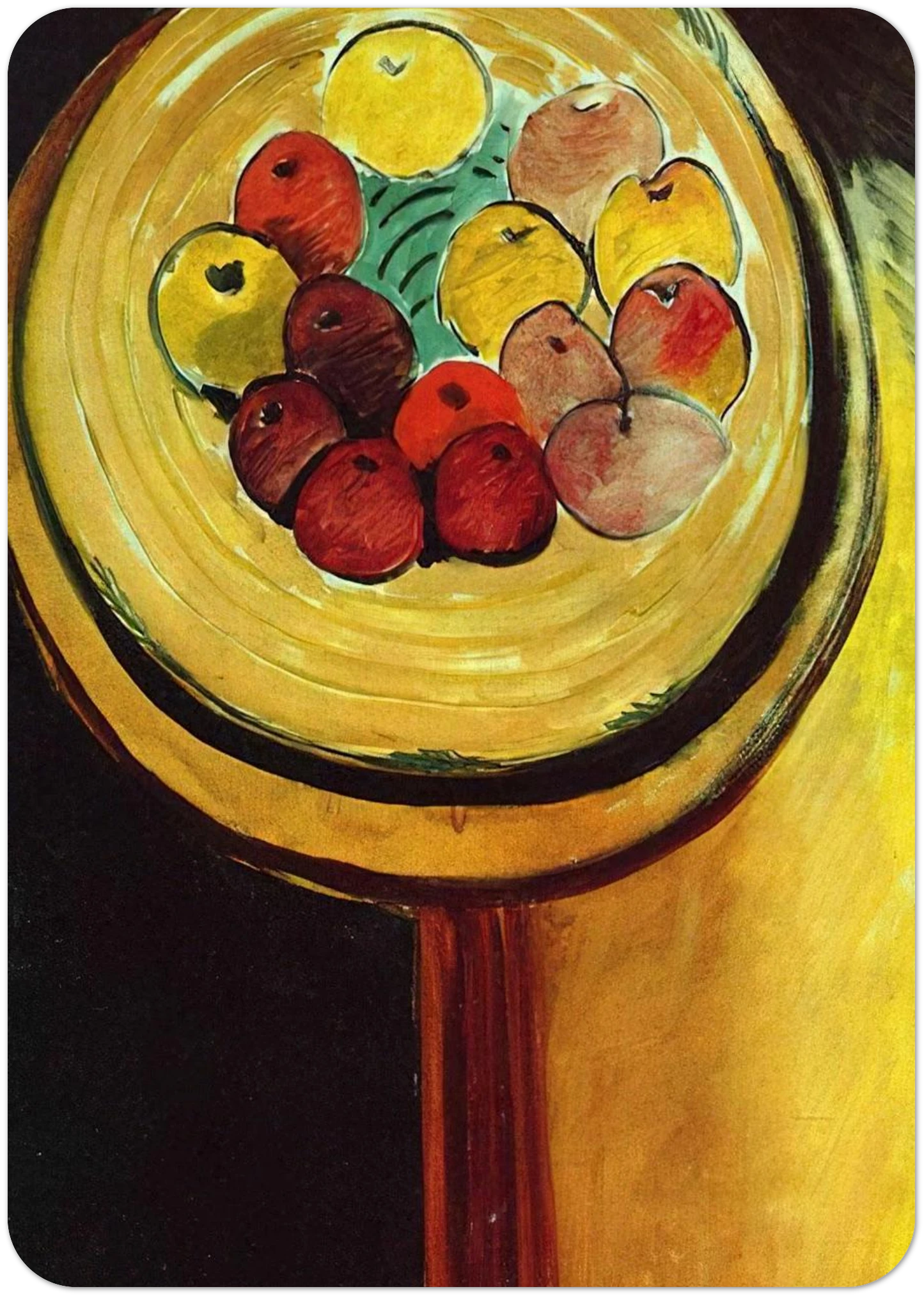 APPLES 1916 By Henri Matisse Pack of 10 Post Cards | Henri Matisse Post Cards | A6 (10.5 x 14.8 cm) - 4.1 x 5.8 inches