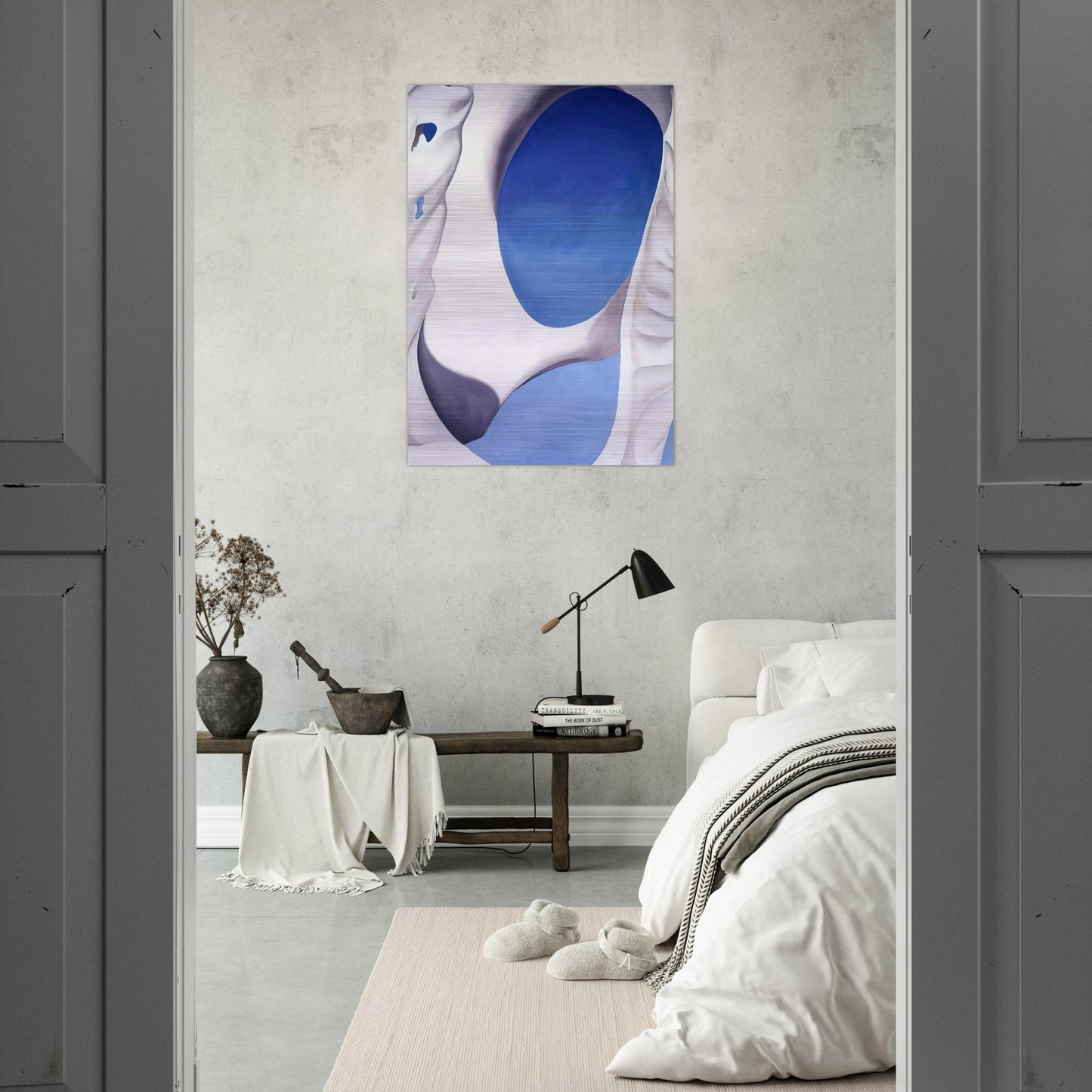 Pelvis II - Georgia O'Keeffe Brushed Aluminum Print - 70x100 cm / 28x40 inches | Georgia O'Keeffe Aluminum Print | Georgia O'Keeffe Prints