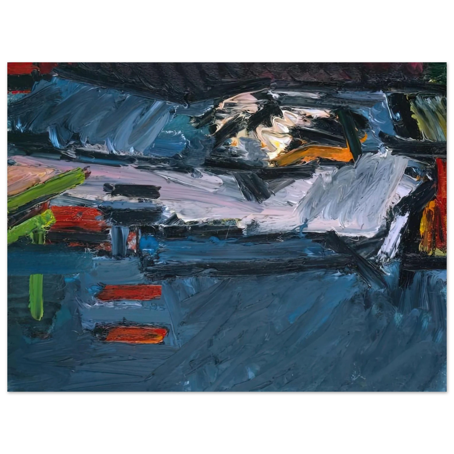 Frank Auerbach - FIGURE ON A BED 1970  75x100 cm / 30x40inches Fine Art Poster