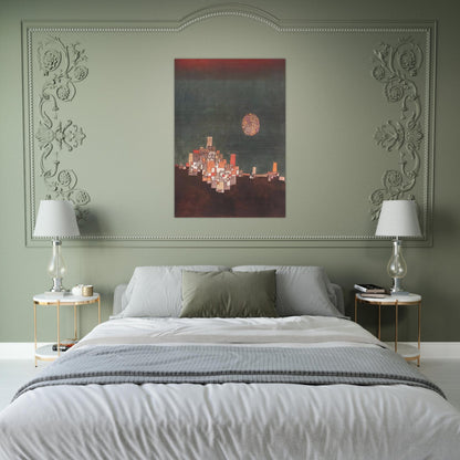 CHOSEN SITE 1940 - Paul Klee Brushed Aluminum Print - 70x100 cm / 28x40 inches | Paul Klee Aluminum Print | Paul Klee Prints