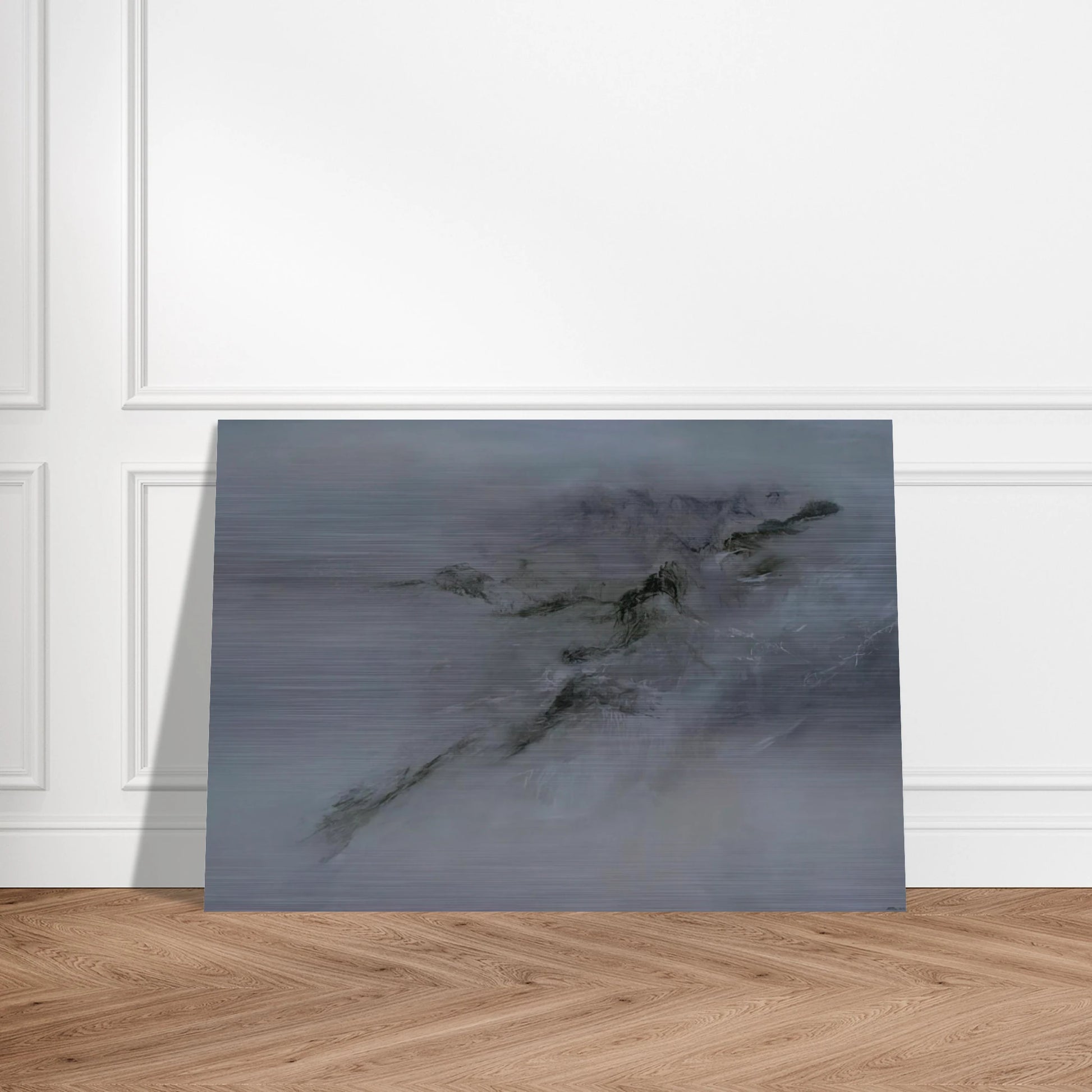 28 10 2001 2001 - Zao Wou-Ki Brushed Aluminum Print - 70x100 cm / 28x40 inches | Zao Wou-Ki Aluminum Print | Zao Wou-Ki Prints