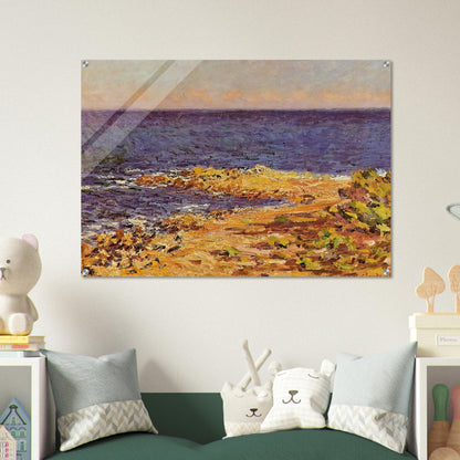 The Big Blue Mediterranean at Antibes - claude monet Acrylic Print - 70x100 cm / 28x40″ inches