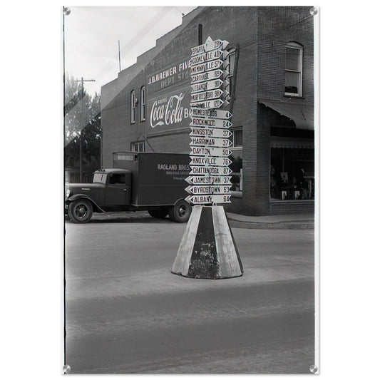 SIGNS - Ben Shahn Acrylic Print - 70x100 cm / 28x40″ inches