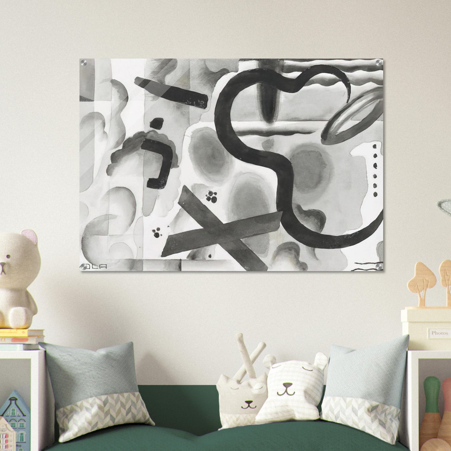 Untitled - Dada - Julius Evola Acrylic Print - 70x100 cm / 28x40″ inches