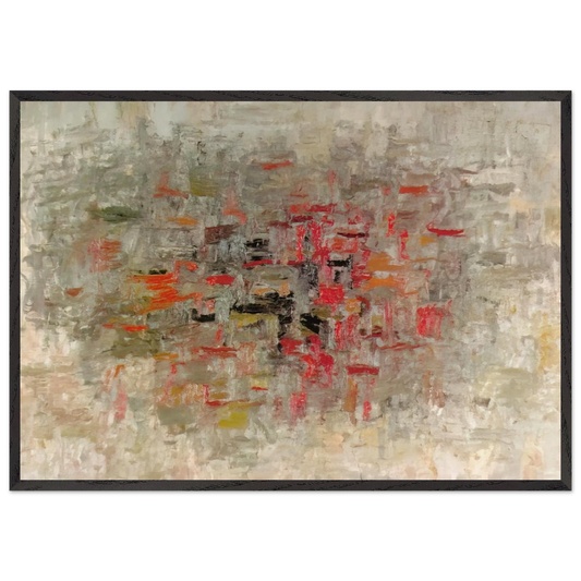 TO B W T - Philip Guston 70x100 cm / 28x40 inches Framed Art Print – Black Wooden Frame