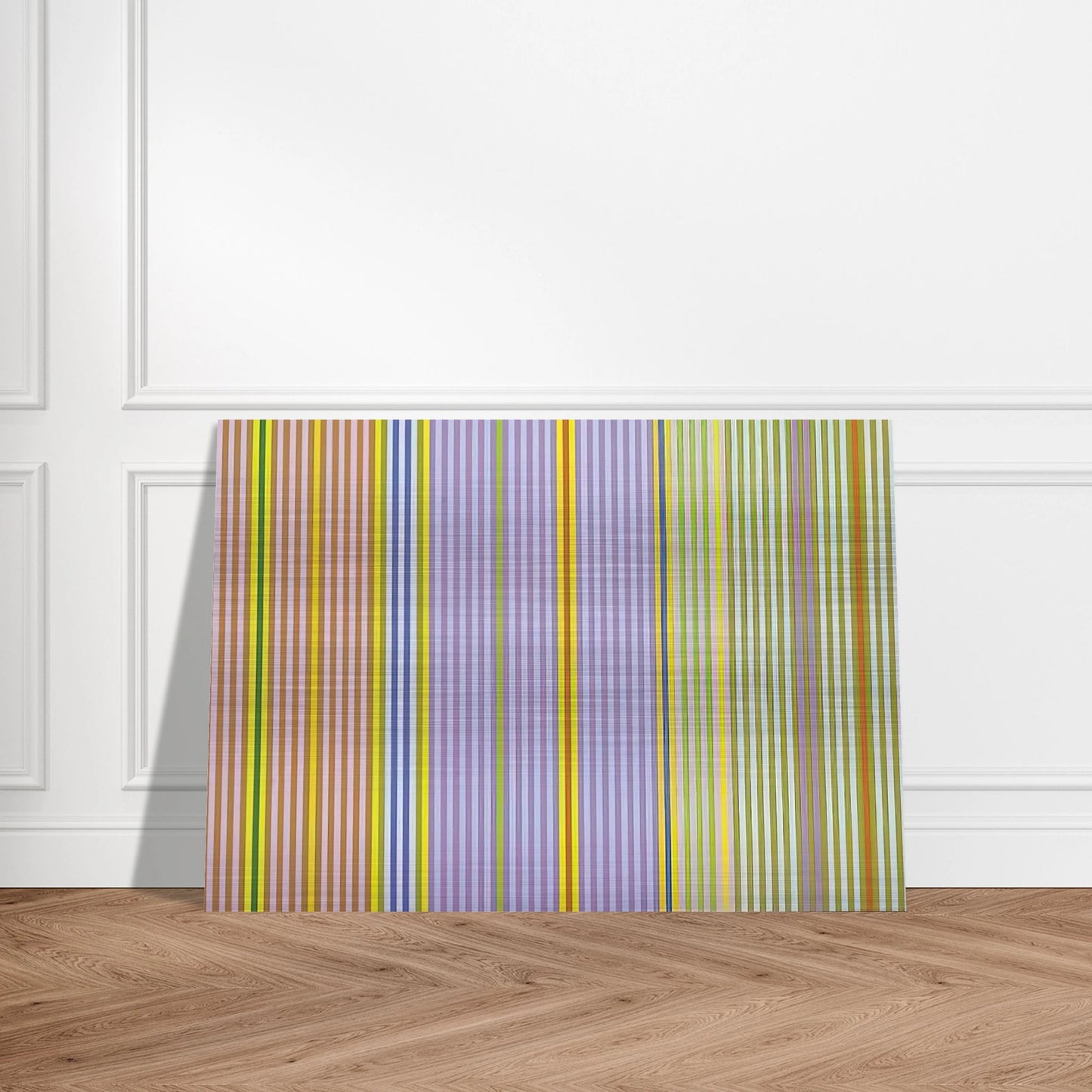 Ianthe - 1969 - Gene Davis Brushed Aluminum Print - 70x100 cm / 28x40 inches | Gene Davis Aluminum Print | Gene Davis Prints
