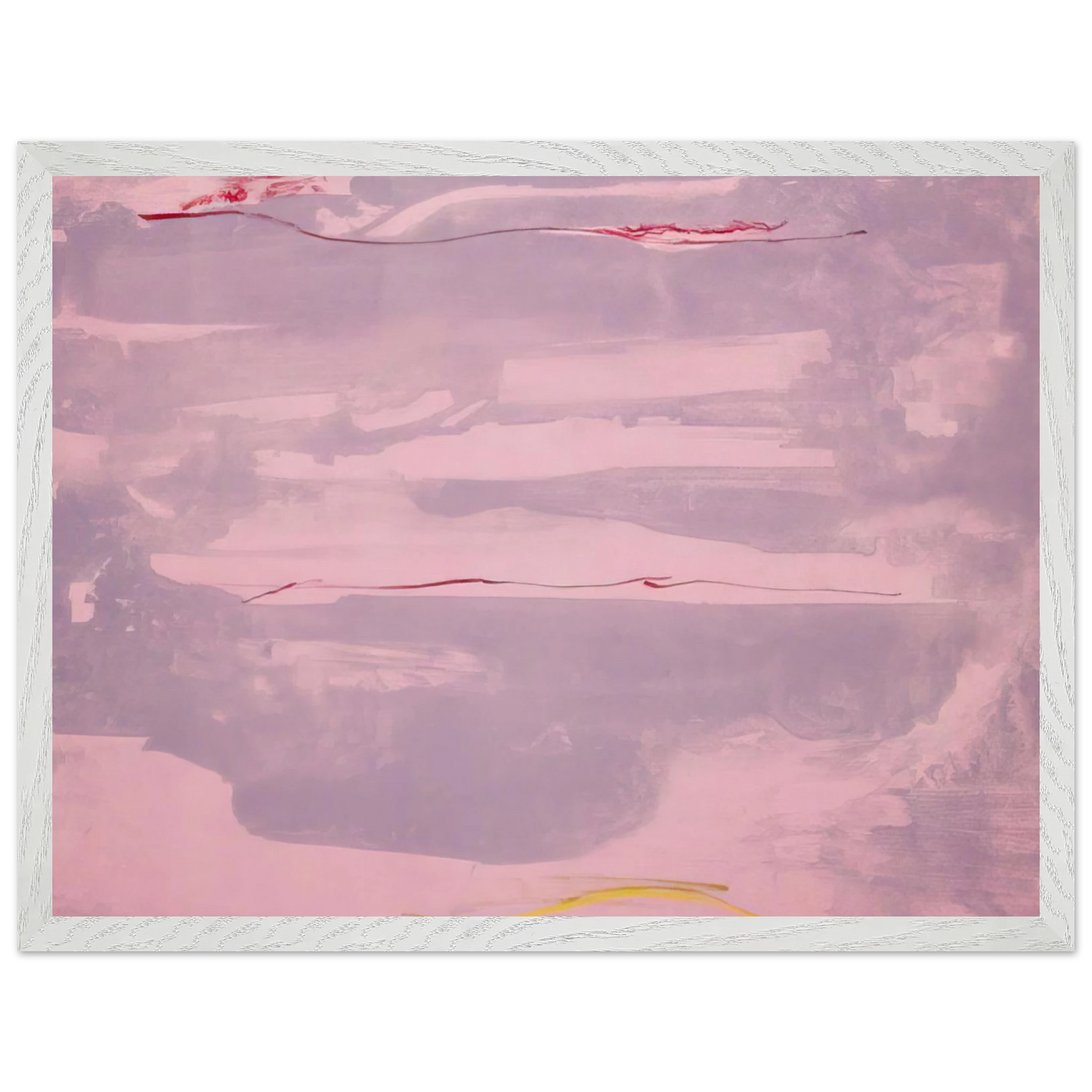 Helen Frankenthaler - Dream Walk - 1977 Wall art - A3 (29.7 x 42  cm) - Premium Wooden Framed Poster With Fine Art Paper-canvas - Wood frame