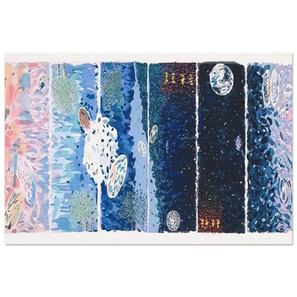 At Sea Japan - 1980 - Jennifer Bartlett Art Prints - 100x150 cm / 40x60″ inches | Jennifer Bartlett Poster | Jennifer Bartlett Prints