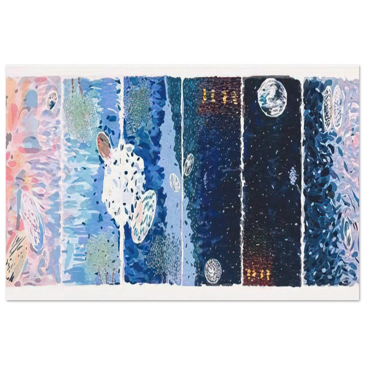 At Sea Japan - 1980 - Jennifer Bartlett Art Prints - 100x150 cm / 40x60″ inches | Jennifer Bartlett Poster | Jennifer Bartlett Prints