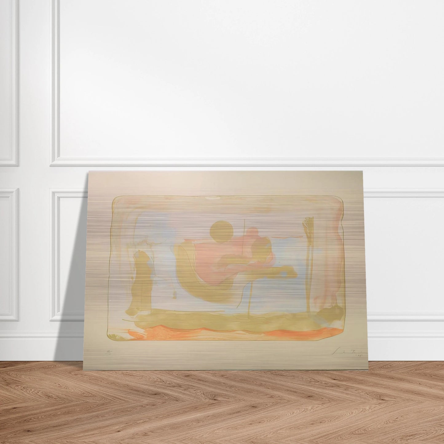 Reflections I - 1995 - Helen Frankenthaler Brushed Aluminum Print - 70x100 cm / 28x40 inches | Helen Frankenthaler Aluminum Print | Helen Frankenthaler Prints