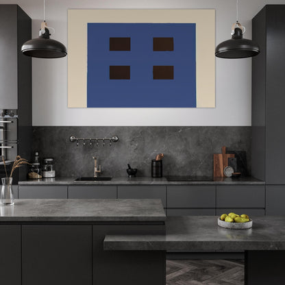 Apartment House - 1981 - Peter Halley Art Prints - 100x150 cm / 40x60″ inches | Peter Halley Poster | Peter Halley Prints