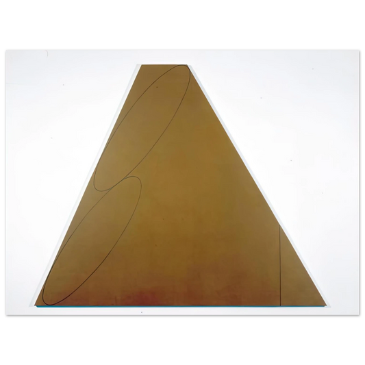 Robert Mangold - PLANE FIGURE III 1992  75x100 cm / 30x40inches Fine Art Poster