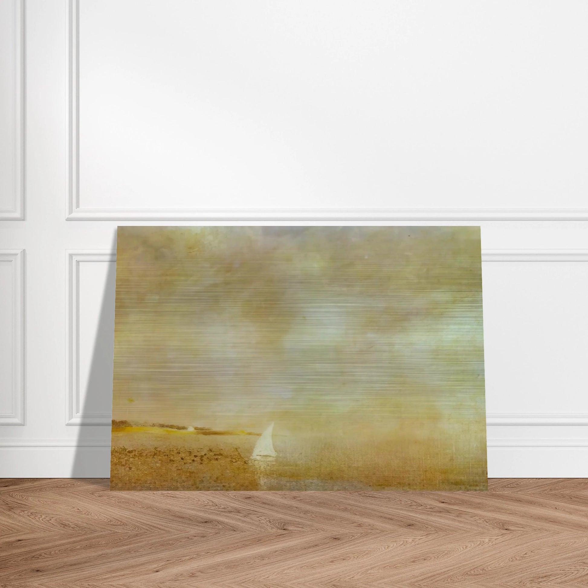 BAY OF CADAQUES - Salvador Dali Brushed Aluminum Print - 70x100 cm / 28x40 inches | Salvador Dali Aluminum Print | Salvador Dali Prints