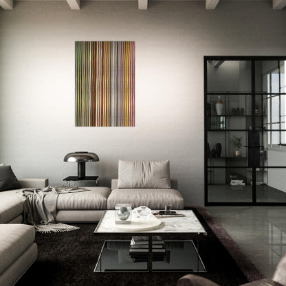 Long John - 1968 - Gene Davis Brushed Aluminum Print - 70x100 cm / 28x40 inches | Gene Davis Aluminum Print | Gene Davis Prints