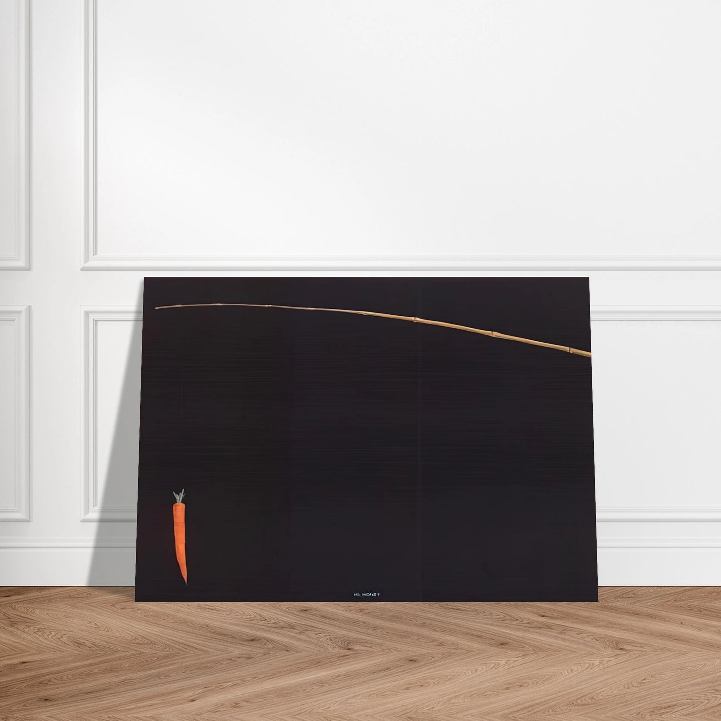 HI HONEY 1981 - Edward Ruscha Brushed Aluminum Print - 70x100 cm / 28x40 inches | Edward Ruscha Aluminum Print | Edward Ruscha Prints