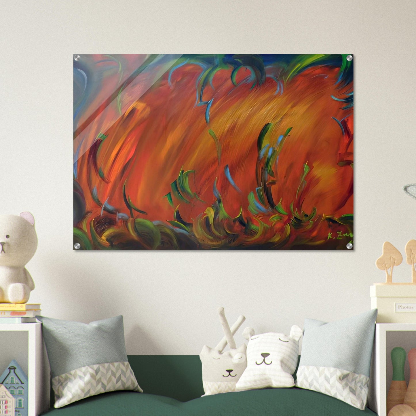 Evening - Konrad Zuse Acrylic Print - 70x100 cm / 28x40″ inches