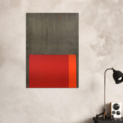 4.5.68 - 1968 - John Hoyland Brushed Aluminum Print - 70x100 cm / 28x40 inches | John Hoyland Aluminum Print | John Hoyland Prints