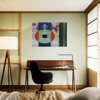 DARK SQUARE 1938 - Rudolf Bauer Brushed Aluminum Print - 70x100 cm / 28x40 inches | Rudolf Bauer Aluminum Print | Rudolf Bauer Prints