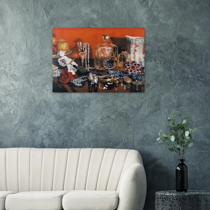 JOLIE MADAME 1973 - Audrey Flack Brushed Aluminum Print - 70x100 cm / 28x40 inches | Audrey Flack Aluminum Print | Audrey Flack Prints