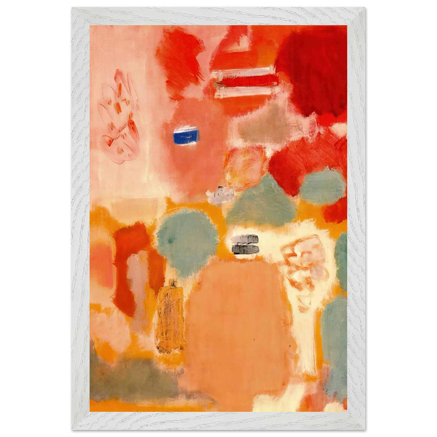 Mark Rothko - No. 21 - 1949 Wall Art - 30x40 cm / 12x16 inches - Premium Wooden Framed Poster With Fine Art Paper-canvas - Black frame