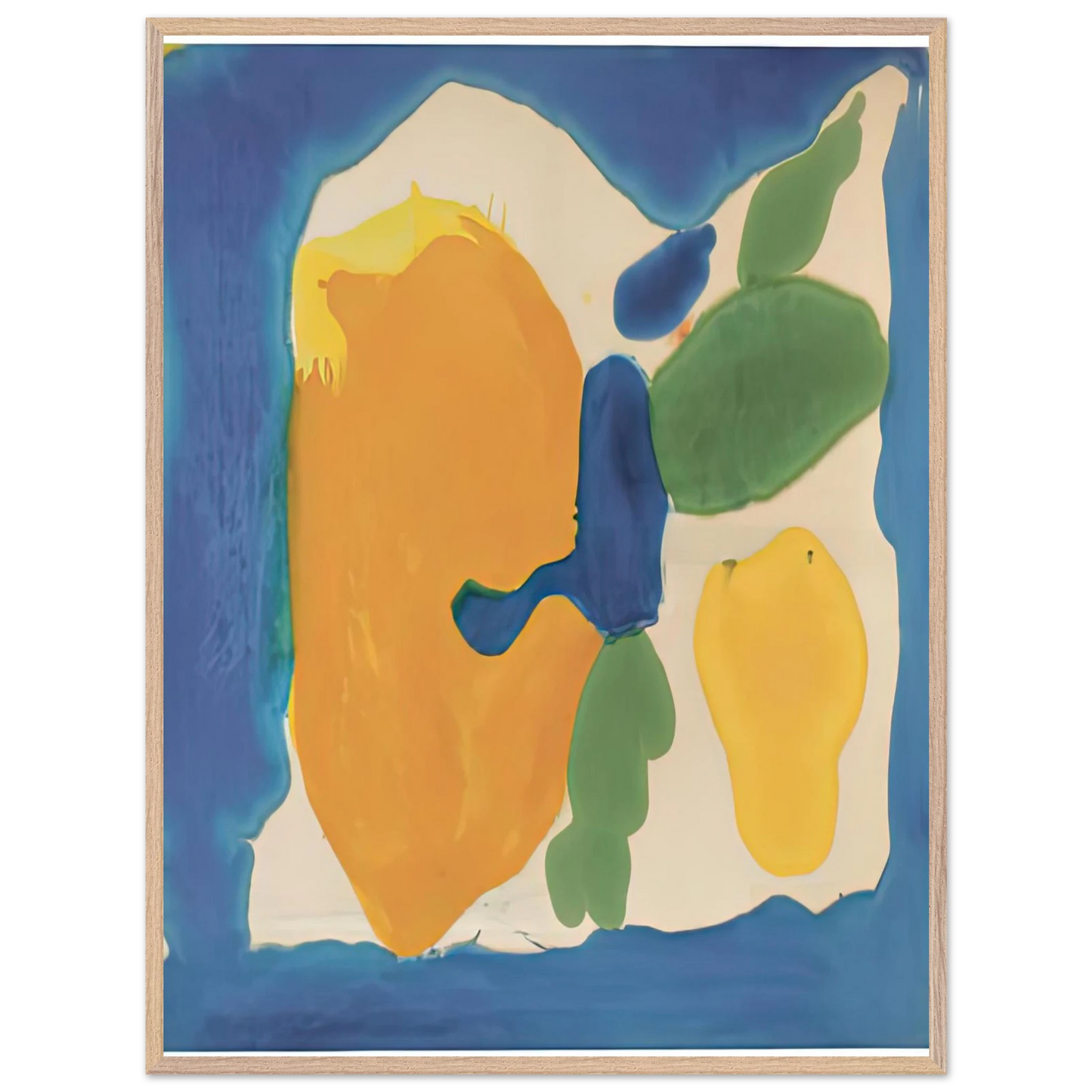 Helen Frankenthaler - Provincetown Window, 1963-64- Wall Art - 30x40 cm / 12x16 inches - Fine Art Poster-canvas - -