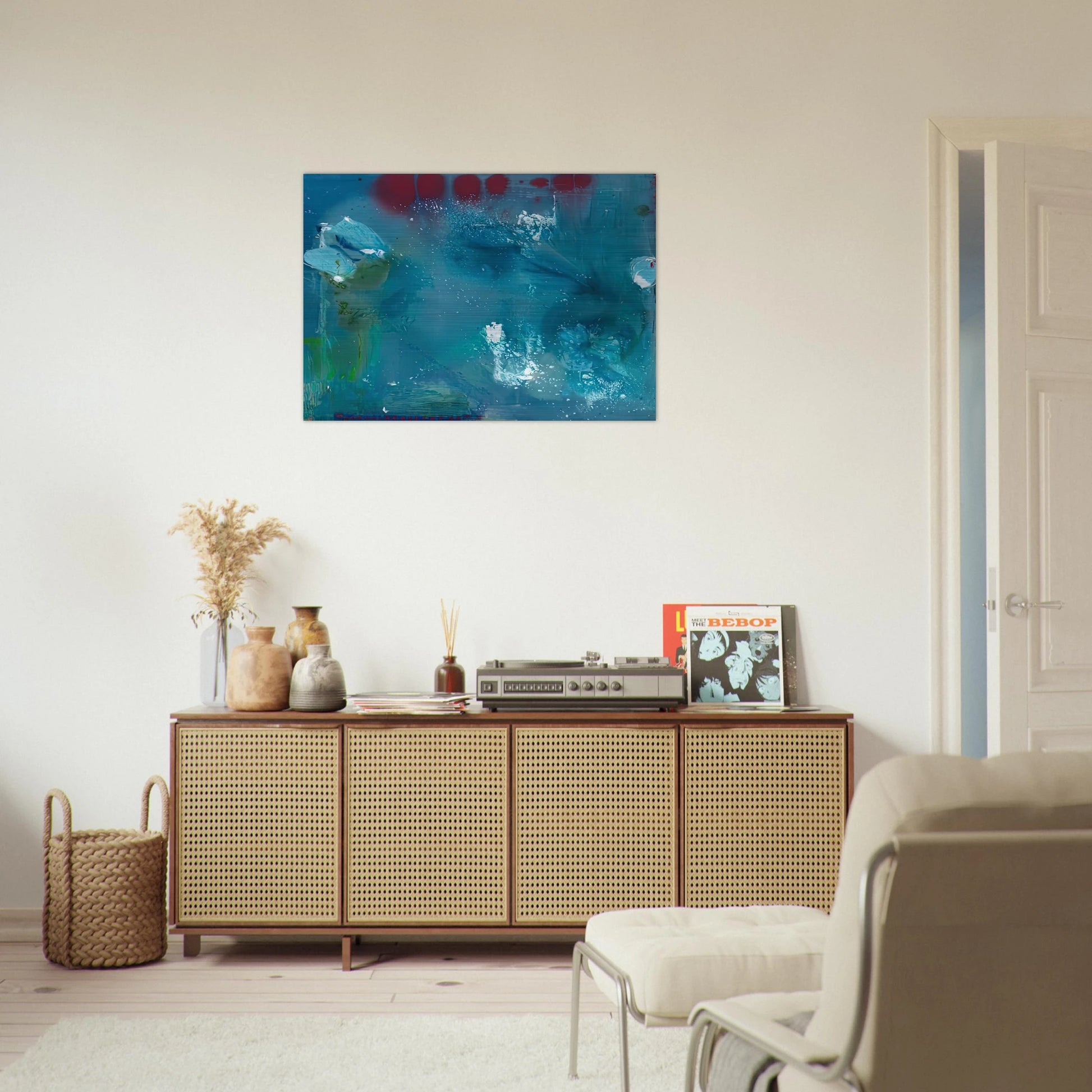 Stella Polaris, 1990- - Helen Frankenthaler Brushed Aluminum Print - 70x100 cm / 28x40 inches | Helen Frankenthaler Aluminum Print | Helen Frankenthaler Prints