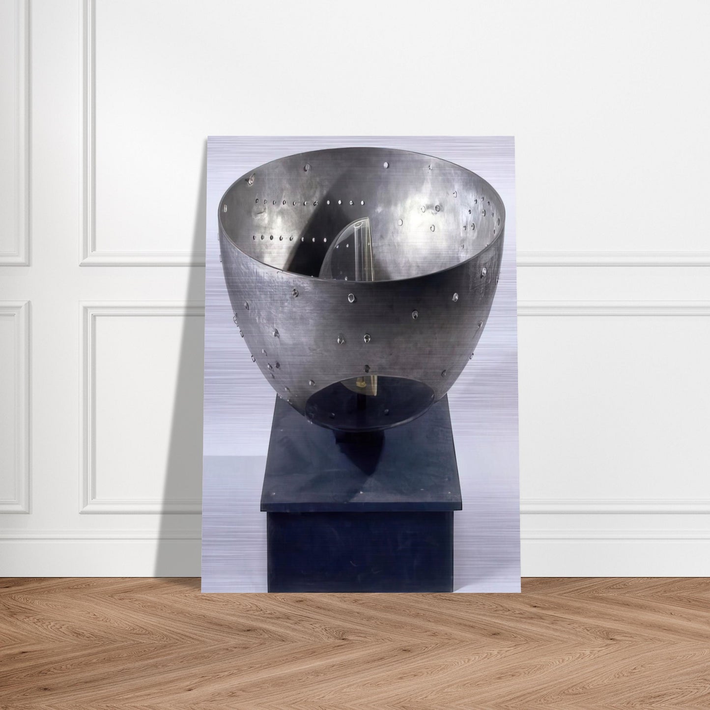 Untitled - 1967 - Gyula Kosice Brushed Aluminum Print - 70x100 cm / 28x40 inches | Gyula Kosice Aluminum Print | Gyula Kosice Prints
