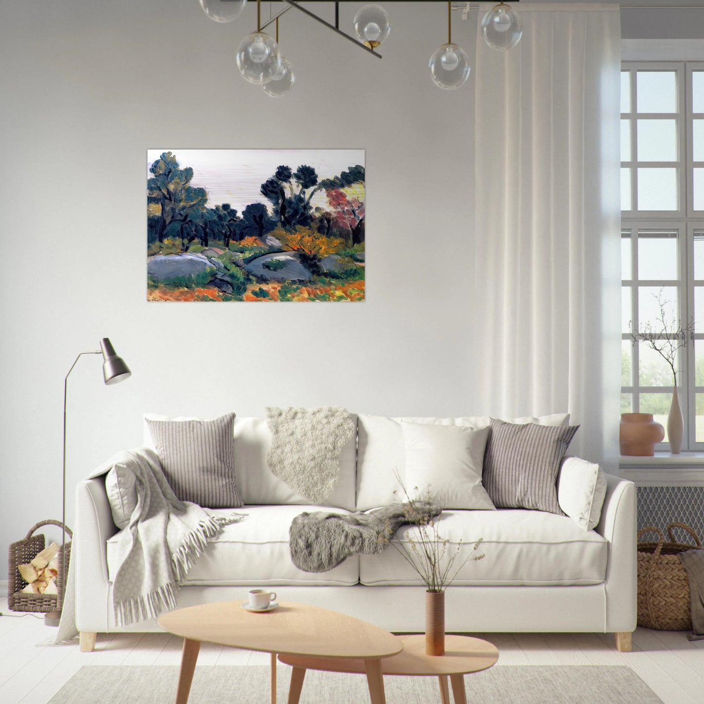 ROCKS IN THE VALLEE DU LOUP 1925 - Henri Matisse Brushed Aluminum Print - 70x100 cm / 28x40 inches | Henri Matisse Aluminum Print | Henri Matisse Prints