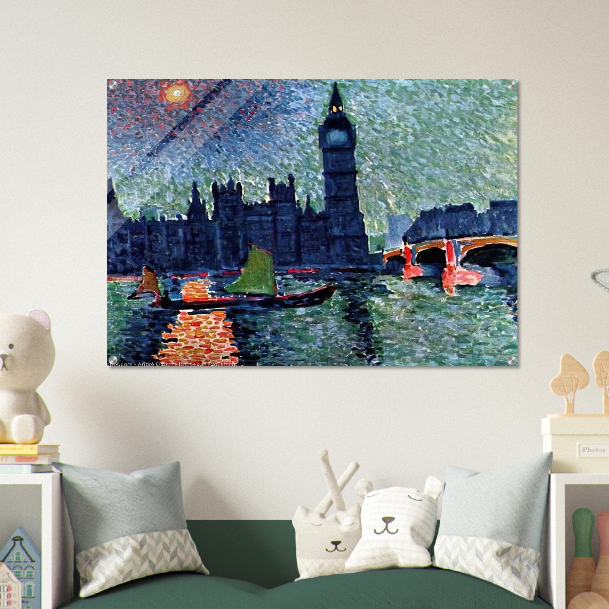 THE PALACE OF WESTMINSTER 1907 - Andre Derain Acrylic Print - 70x100 cm / 28x40″ inches