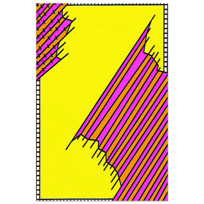 Crossover - 1972 - Nicholas Krushenick Art Prints - 100x150 cm / 40x60″ inches | Nicholas Krushenick Poster | Nicholas Krushenick Prints