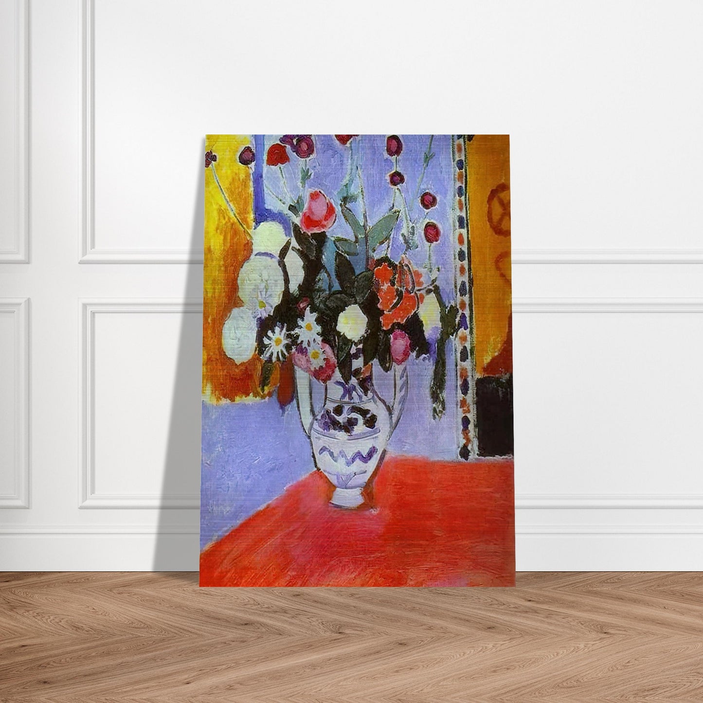 A BUNCH OF FLOWERS 1907 - Henri Matisse Brushed Aluminum Print - 70x100 cm / 28x40 inches | Henri Matisse Aluminum Print | Henri Matisse Prints