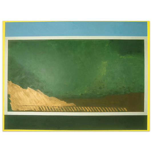 Ronnie Landfield - Heaven and Earth - 1967  75x100 cm / 30x40inches Fine Art Poster