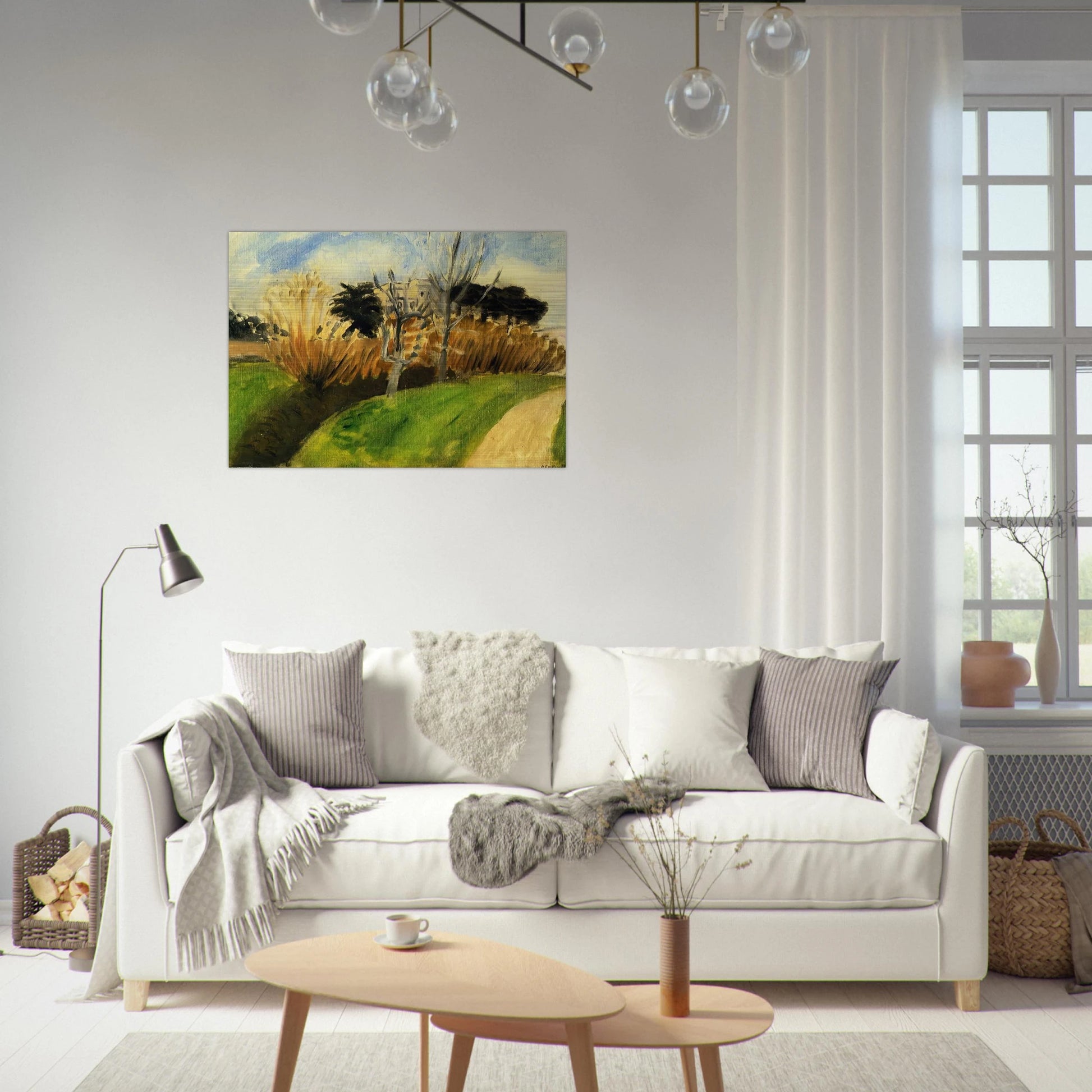 THE STREAM NEAR NICE - Henri Matisse Brushed Aluminum Print - 70x100 cm / 28x40 inches | Henri Matisse Aluminum Print | Henri Matisse Prints