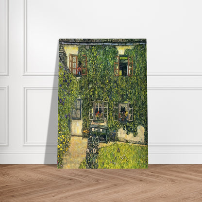 THE HOUSE OF GUARDABOSCHI - Gustav Klimt Brushed Aluminum Print - 70x100 cm / 28x40 inches | Gustav Klimt Aluminum Print | Gustav Klimt Prints