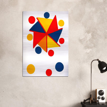 UNTITLED 1970 - Alexander Calder Brushed Aluminum Print - 70x100 cm / 28x40 inches | Alexander Calder Aluminum Print | Alexander Calder Prints