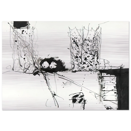 Tree House - 1981 - Gene Davis Brushed Aluminum Print - 70x100 cm / 28x40 inches | Gene Davis Aluminum Print | Gene Davis Prints