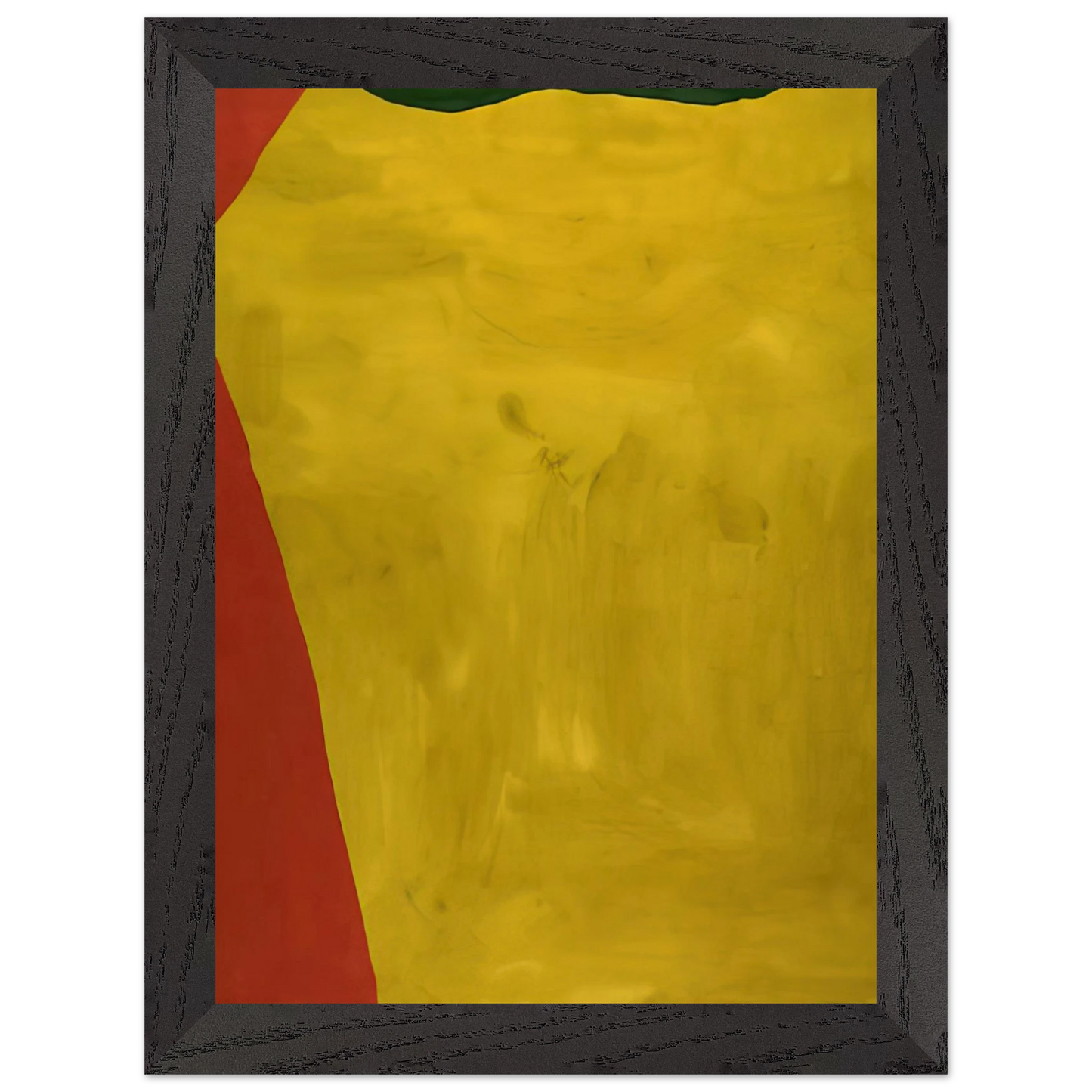 Helen Frankenthaler - Blessing of the Fleet - 1969 Wall art - 13x18 cm / 5x7 inches - Premium Wooden Framed Poster With Fine Art Paper-canvas - Black frame