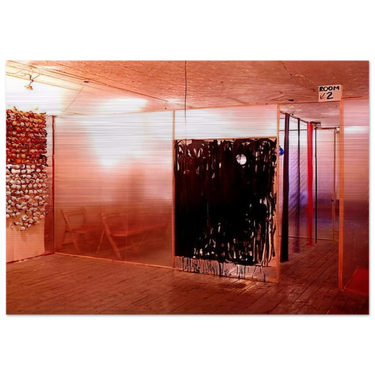 18 Happenings in 6 Parts - Allan Kaprow Brushed Aluminum Print - 70x100 cm / 28x40 inches | Allan Kaprow Aluminum Print | Allan Kaprow Prints