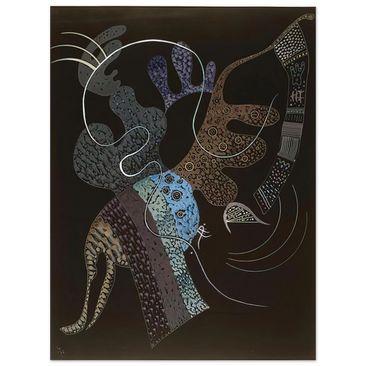 Wassily Kandinsky - WHITE LINE 1936  75x100 cm / 30x40inches Fine Art Poster
