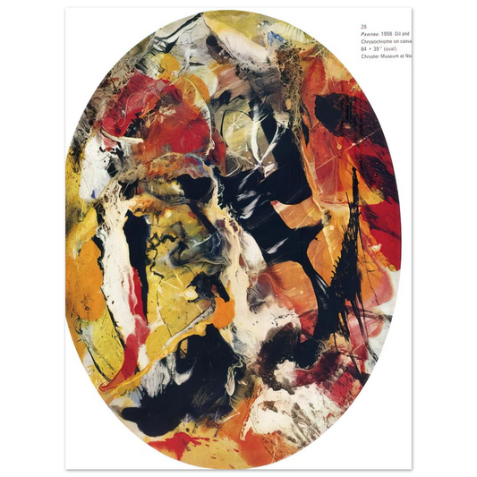 Paul Jenkins - Pawnee - 1958  75x100 cm / 30x40inches Fine Art Poster