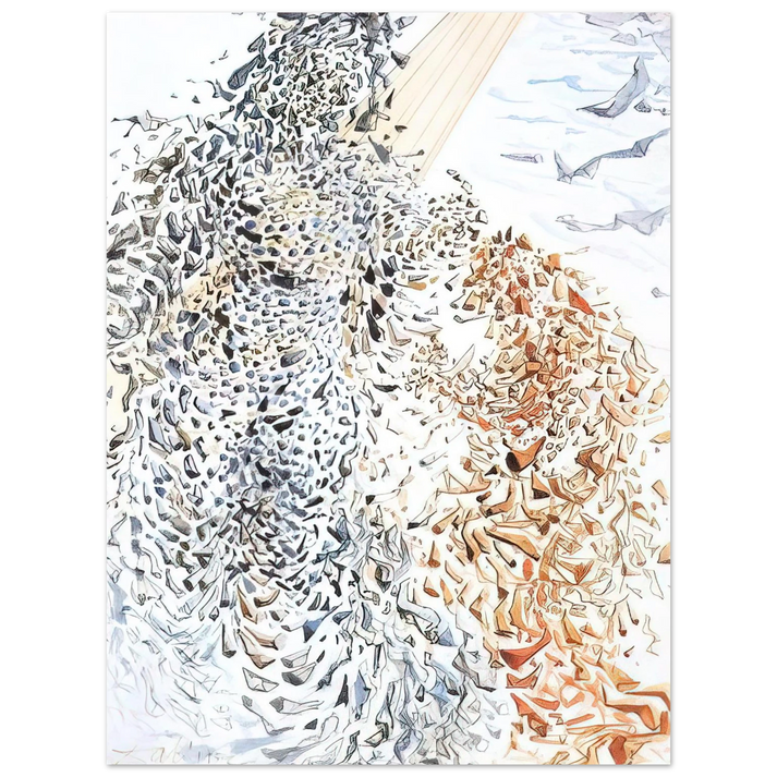 Salvador Dali - OPPOSITION  75x100 cm / 30x40inches Fine Art Poster