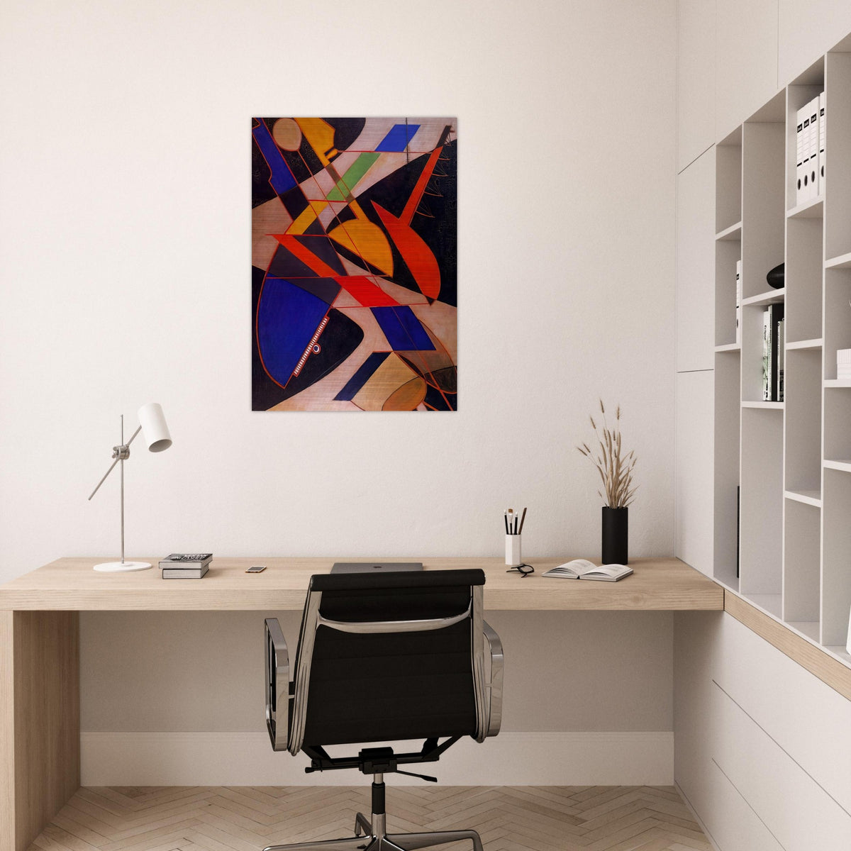 ORQUESTA SINFONICA 1916 - Man Ray Brushed Aluminum Print - 70x100 cm / 28x40 inches | Man Ray Aluminum Print | Man Ray Prints