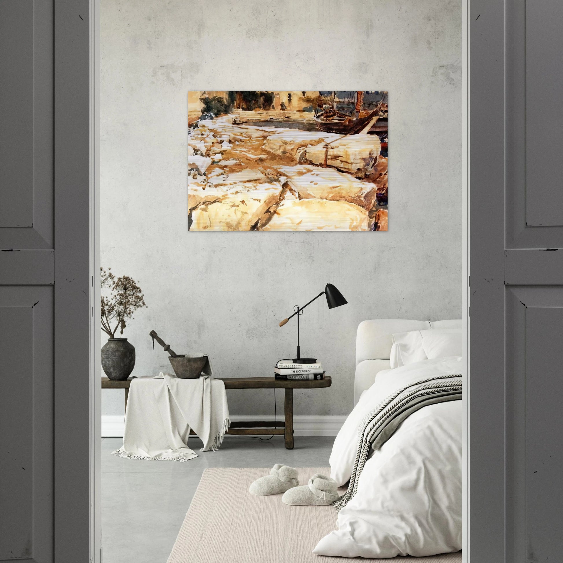 San Vigilio - John Singer Sargent Brushed Aluminum Print - 70x100 cm / 28x40 inches | John Singer Sargent Aluminum Print | John Singer Sargent Prints